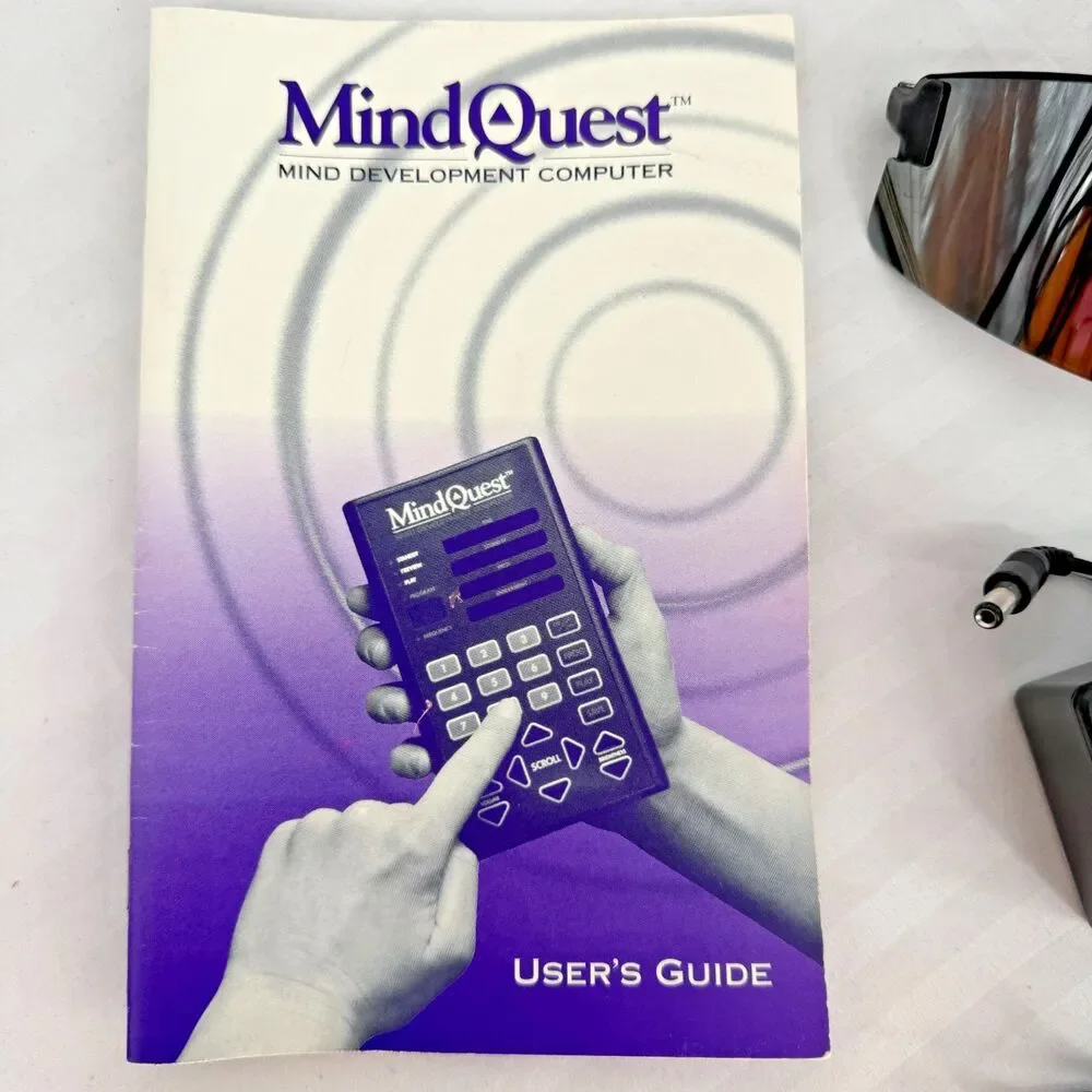 MindQuest Mind Development Computer System 1995 With Glasses Power Cord Manual